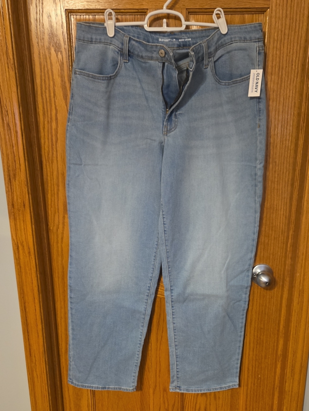 Old Navy Light Wash Cropped High-Rise Jeans